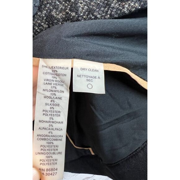 MAGASCHONI wool silk mohair alpaca blend jacket blazer size 14 - Picture 11 of 11